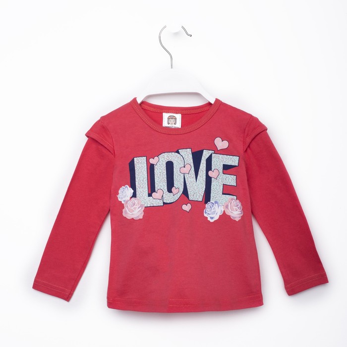 Джемпер для девочки, рост 92 см, цвет коралловый