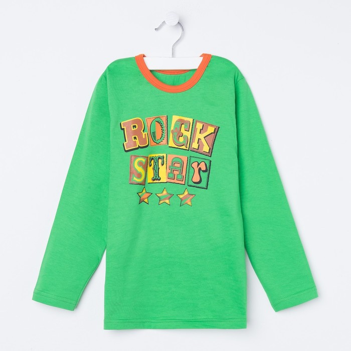 Джемпер для мальчика, рост 128 см, цвет салатовый