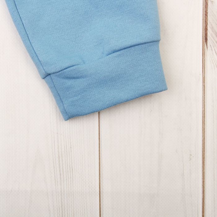 Брюки для мальчика, рост 80 см, цвет голубой