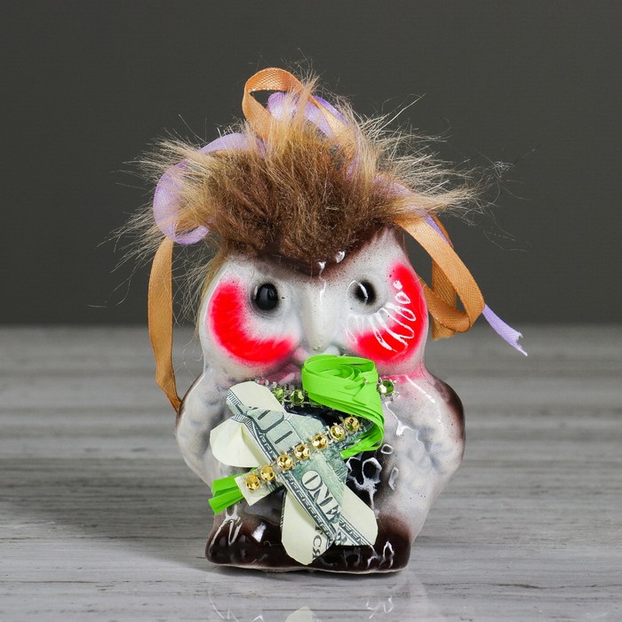 Сувенир "Сова с деньгами"