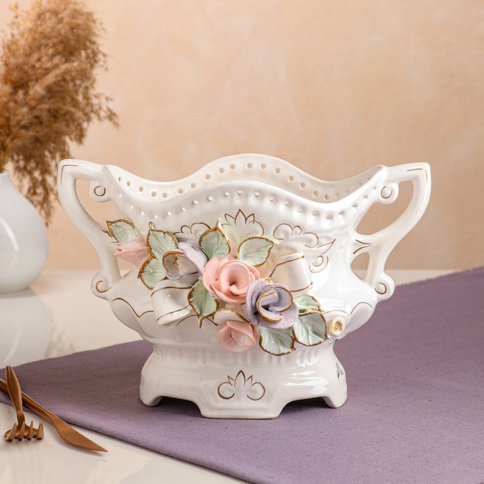 Конфетница "Ладья" лепка, микс