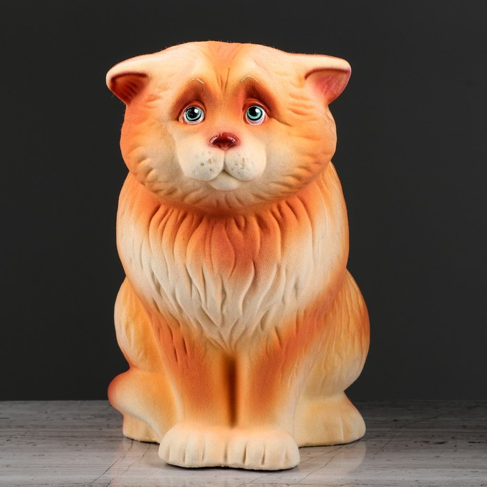 Копилка "Баюн" флок, бежевый