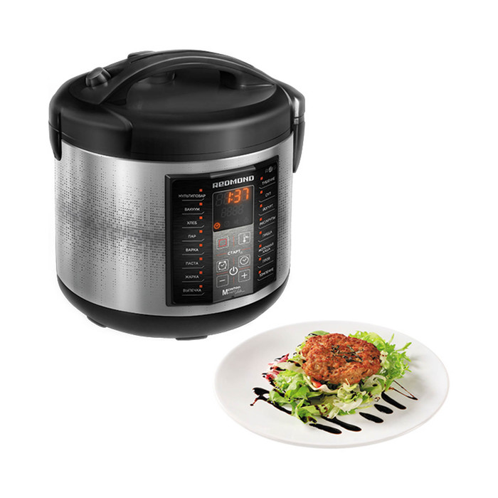 Мультиварка Redmond RMC-M40S, 700Вт, 5л, 17 прогр., мультиповар, Bluetooth, кер.покрытие