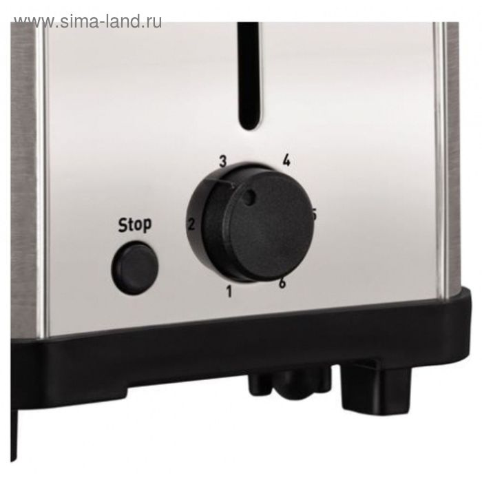 

Тостер Tefal TT 330D30, 700 Вт, 6 режимов прожарки, 2 тоста , серебристый