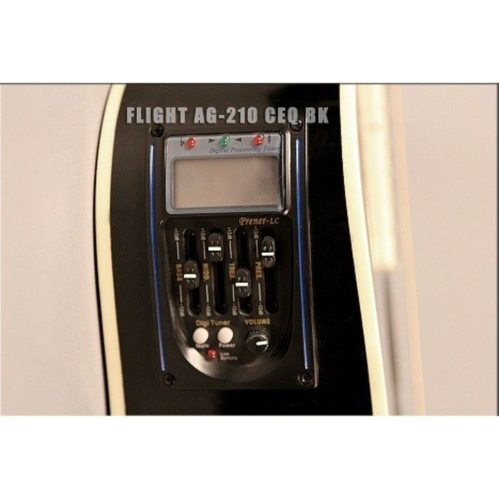 Электроакустическая гитара FLIGHT AG-210 CEQ BK