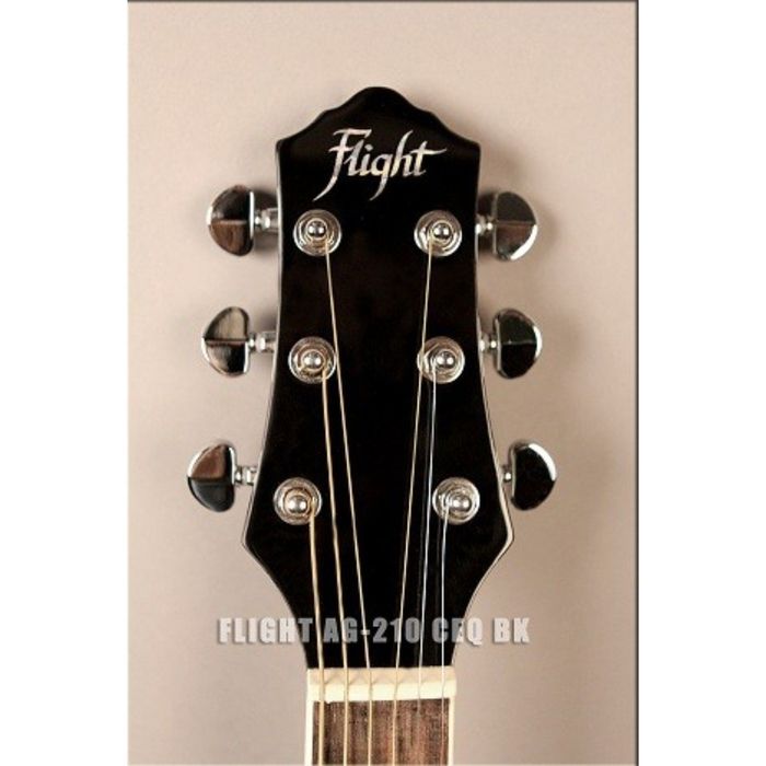 Электроакустическая гитара FLIGHT AG-210 CEQ BK