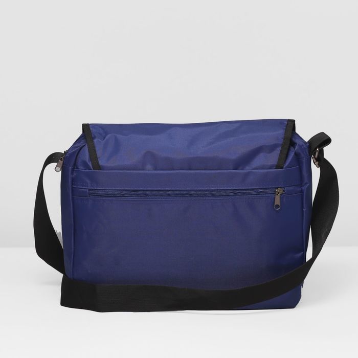 Сумка молод 815 Школьник 36*12*28, 2 отдела на молнии, 2 н/кармана,синий