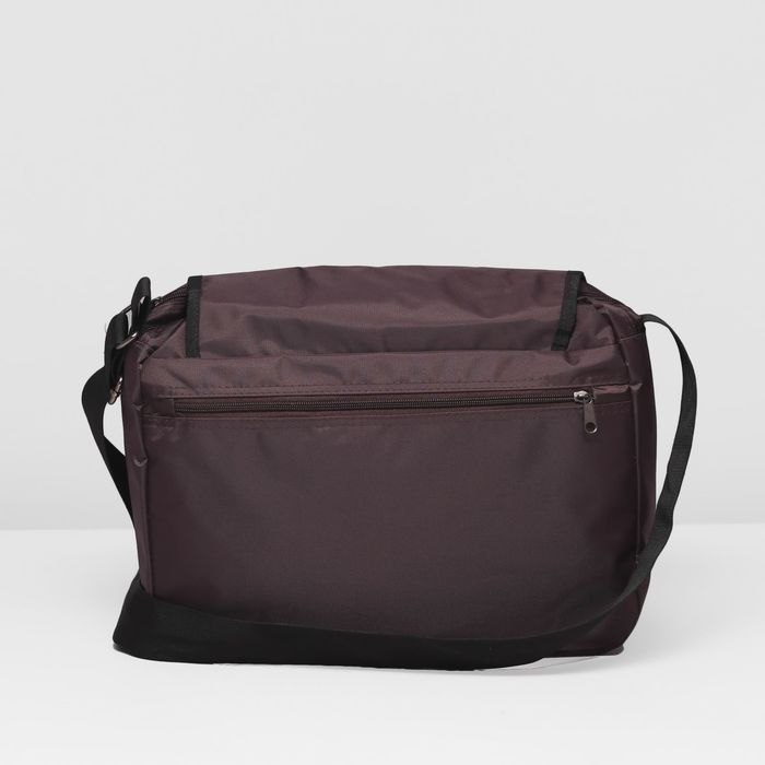 Сумка молод 805 Школьник 36*12*28, 2 отд на молнии, 3 н/кармана, коричневый/черный