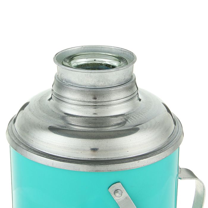 Термос 3200 мл «Виноград», с ручкой, 1 кружка, бирюзовый