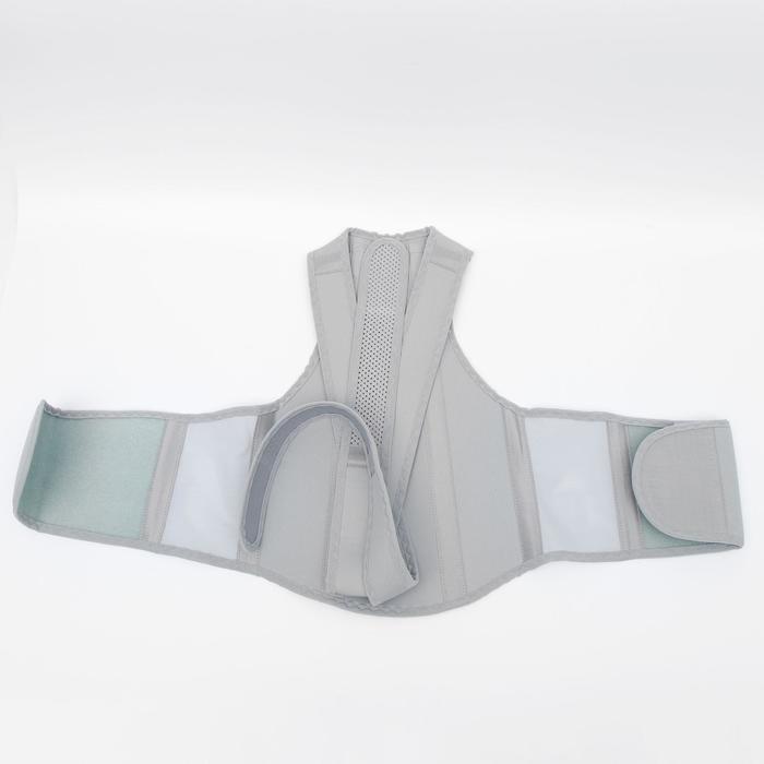 Корсет орт.корректирующий, серый (корректор осанки 2 ребра), размер: M-46см (80-90)
