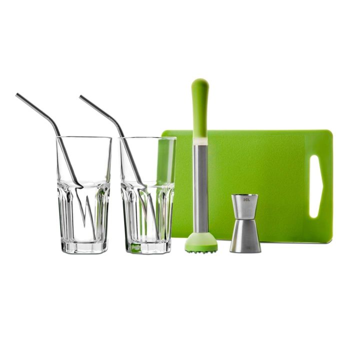 Набор для приготовления коктейля, 7 предметов, подарочная упаковка