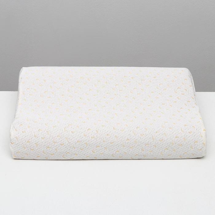 Подушка ортопедическая (для взрослых с эффектом памяти), размер: 56*35*12/9