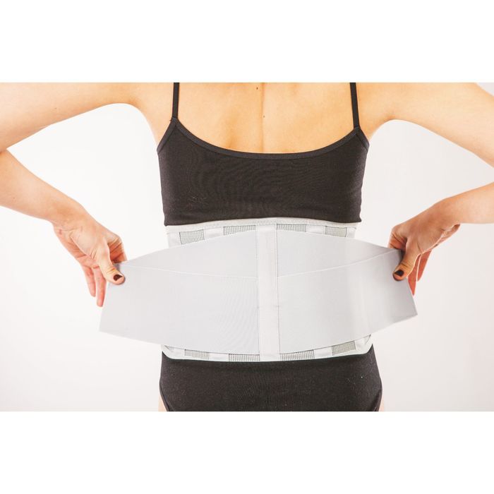 Корсет ортоп.коррект."ТЗ" арт.HT-P-014 противорадикулитный п/ж серый 25 см. , Р.:XL (115-140) 2264