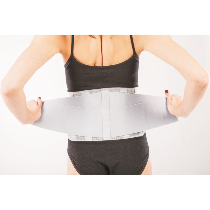 Корсет ортоп.коррект. противорадикулитный 6 ребер серый 25 см, размер: S (55-80)