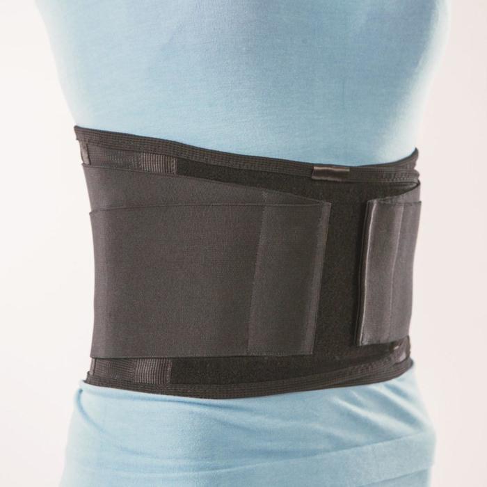 Корсет ортоп.коррект. противорадикулитный жесткий черный, 20 см, размер: L (95-120)