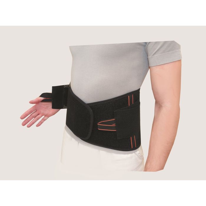 Корсет ортоп.коррект. противорадикулитный жесткий черный, 25 см, размер: XL