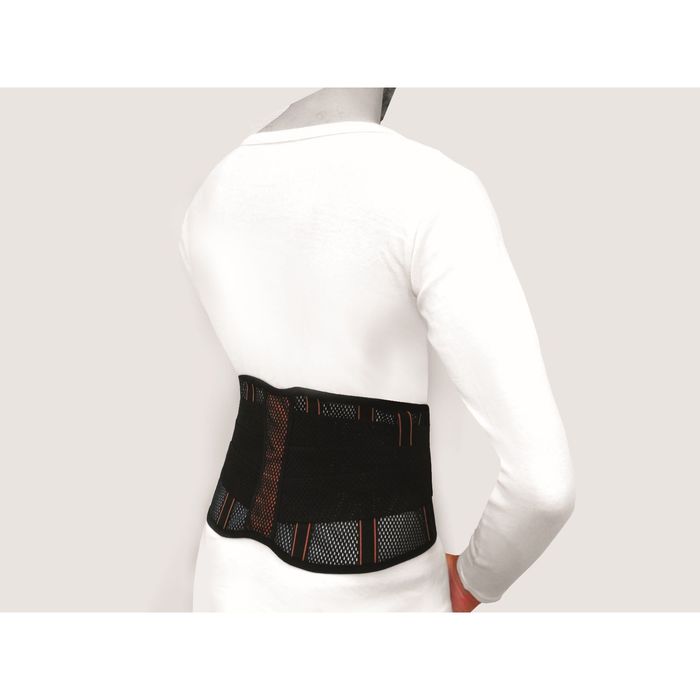 Корсет ортоп.коррект. противорадикулитный жесткий черный, 25 см, размер: XL