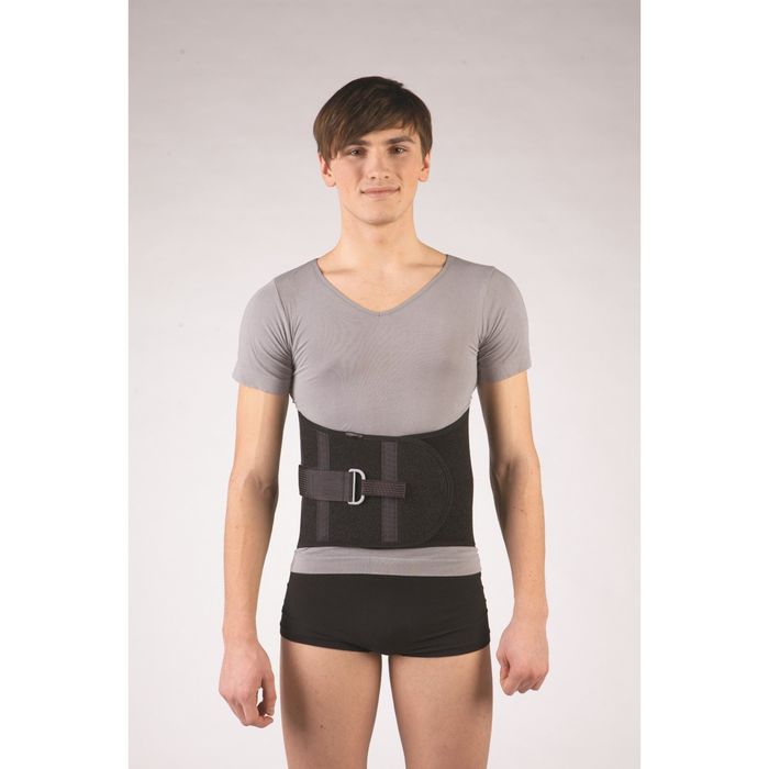 Корсет ортоп.коррект. пояснично-крестцовый, черный,  25 см, размер: S(65-85)