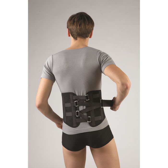 Корсет ортоп.коррект. пояснично-крестцовый, черный, 35 см, размер: M(75-95)