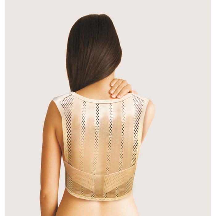 Корсет орт.корректирующий взр, беж (корректор осанки 4 ребра), размер: S-30см(65-80)