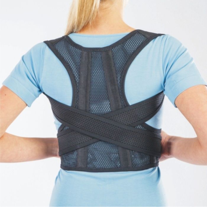 Корсет орт.корректирующий дет, черн (корректор осанки 2 ребра), размер: XXXS-22см(45-60)