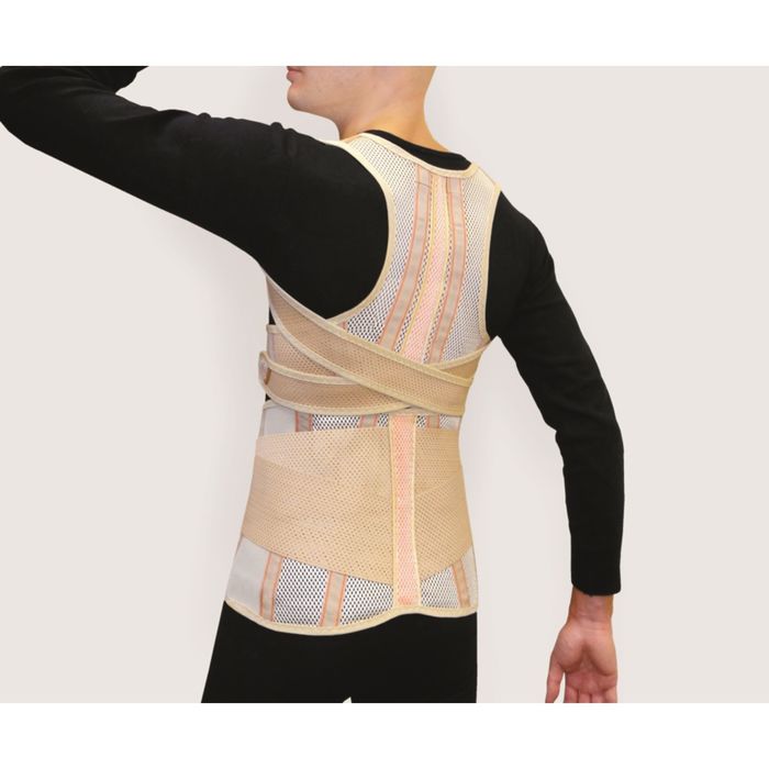 Корсет орт.корректирующий взр., беж (корсет-корректор осанки комбинированный,набор 2 коробки), разме