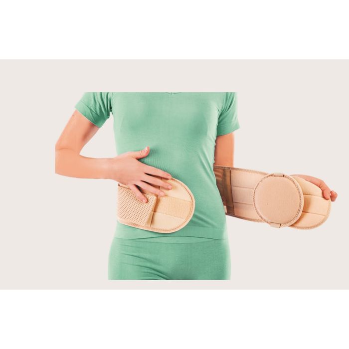 Бандаж ортоп. грыжевой пупочный бежевый арт.HT-Г-013 15см , размер: L