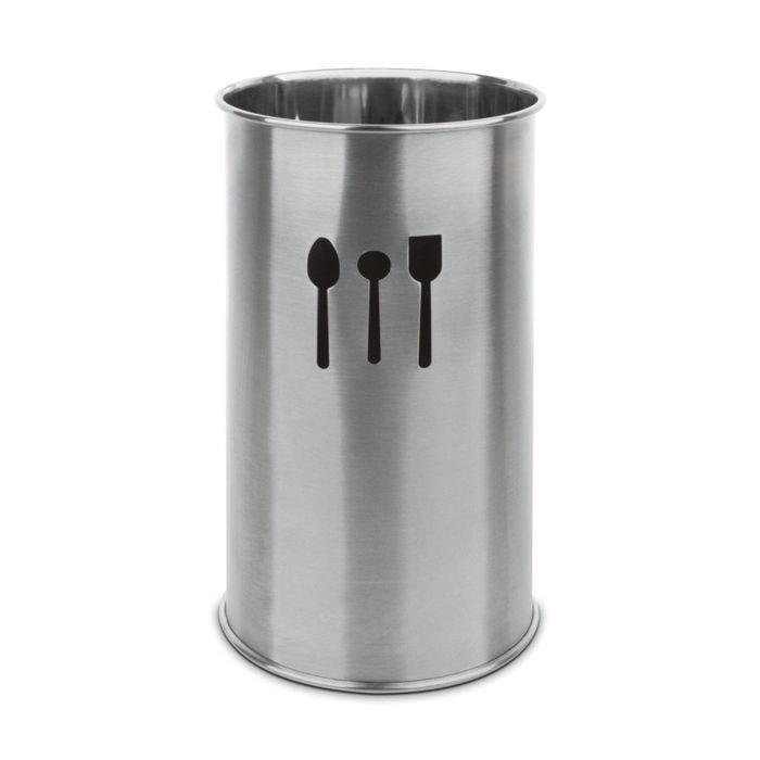 Подставка "Стакан" для столовых приборов, нержавеющая сталь, 10 х 18 см