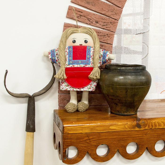 Кукла текстильная "Домашка Машка"