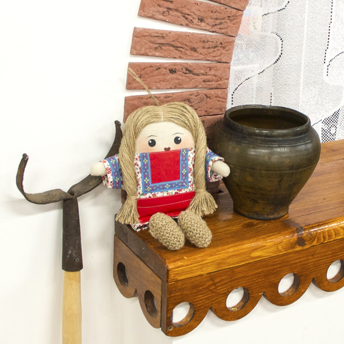 Кукла текстильная "Домашка Машка"