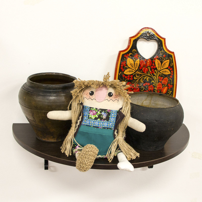 Кукла текстильная "Баба Яга костяная нога"