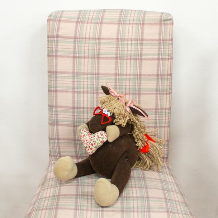 Кукла текстильная "Влюбленная лошадь Настасья"