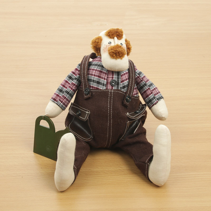 Кукла текстильная "Дачник"