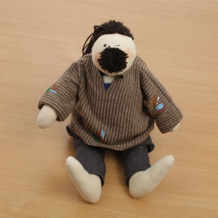 Кукла текстильная "Художник"