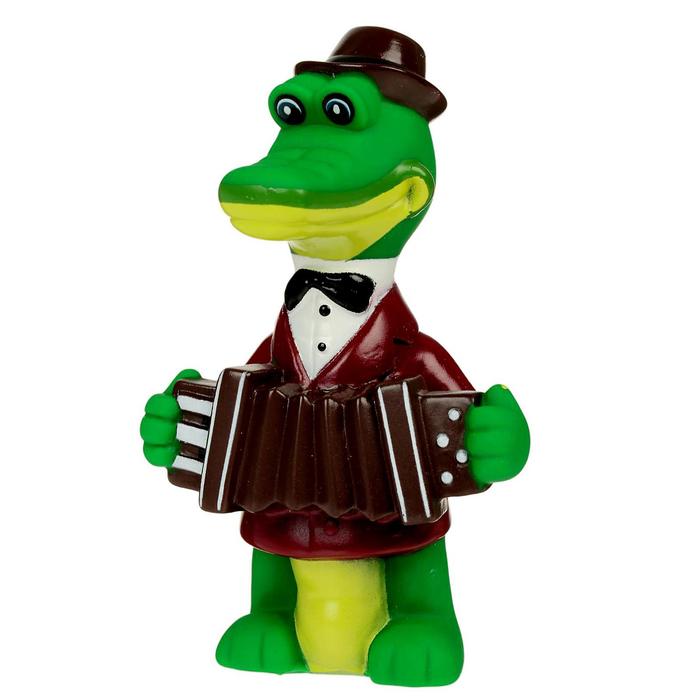Игрушка для ванной «Крокодил Гена» в сетке игрушка для ванной огонёк крокодил кокоша с 684 зеленый