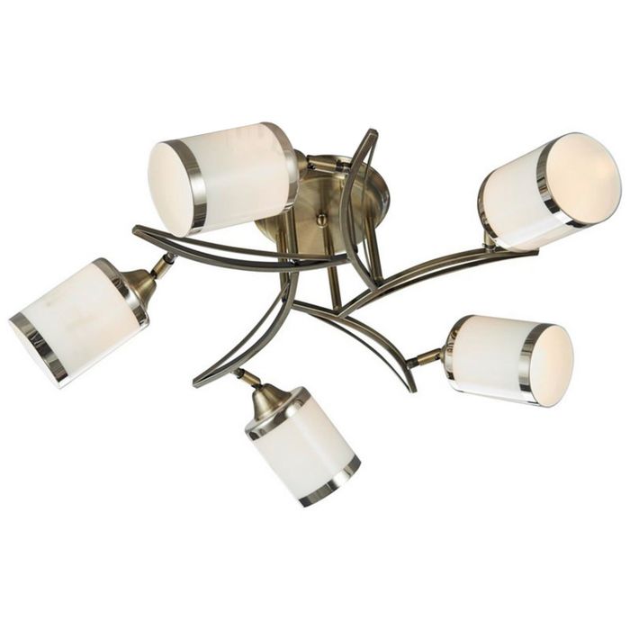 Люстра "Артена" 5 лампы 60Вт Е27 бронза