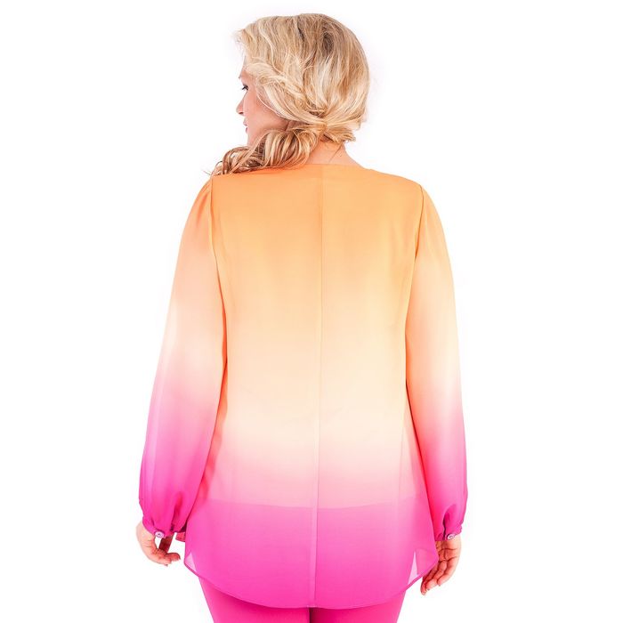 Блуза женская 17-m233-33, размер 64, цвет абрикосовый