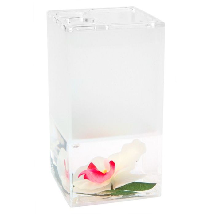 Стакан для зубных щеток с разделителем White Orchid