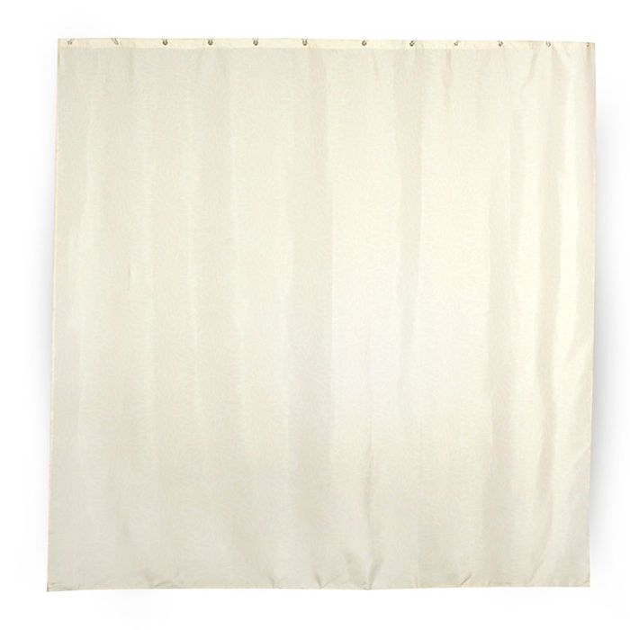 Штора для ванной комнаты тканевая 180x180 см Petal light beige