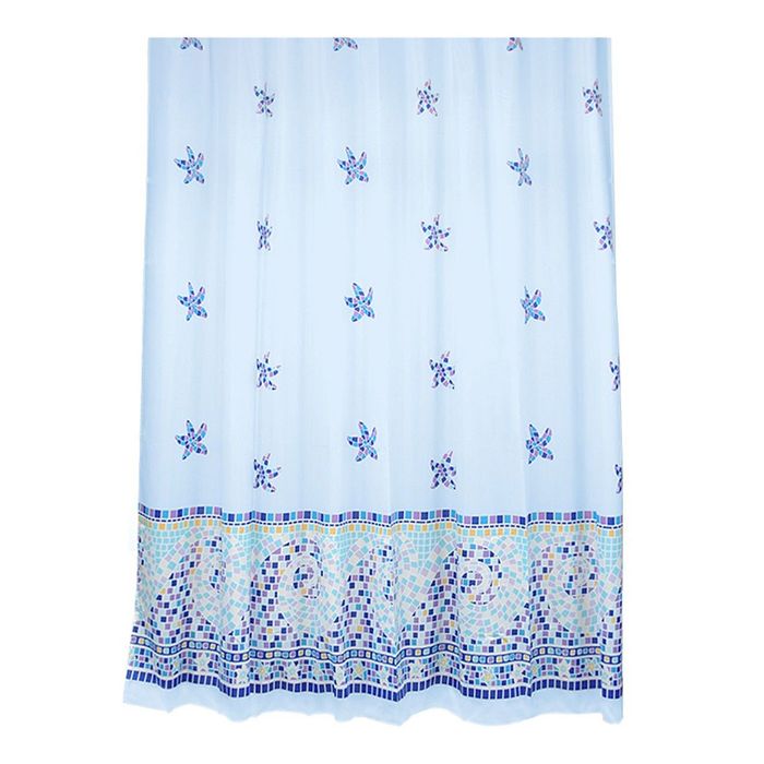 Штора для ванной комнаты тканевая 180х180 см Orodo blue