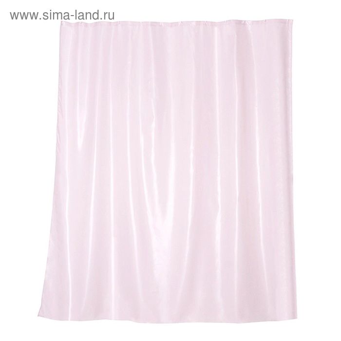 фото Штора для ванной комнаты тканевая 180х200 см brillar pink wess