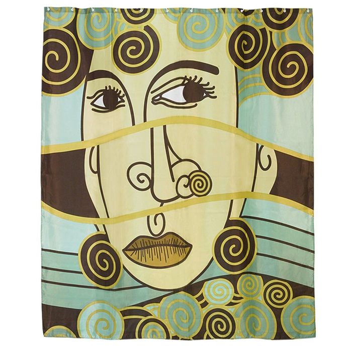 Штора для ванной комнаты тканевая 180х200 см Skif