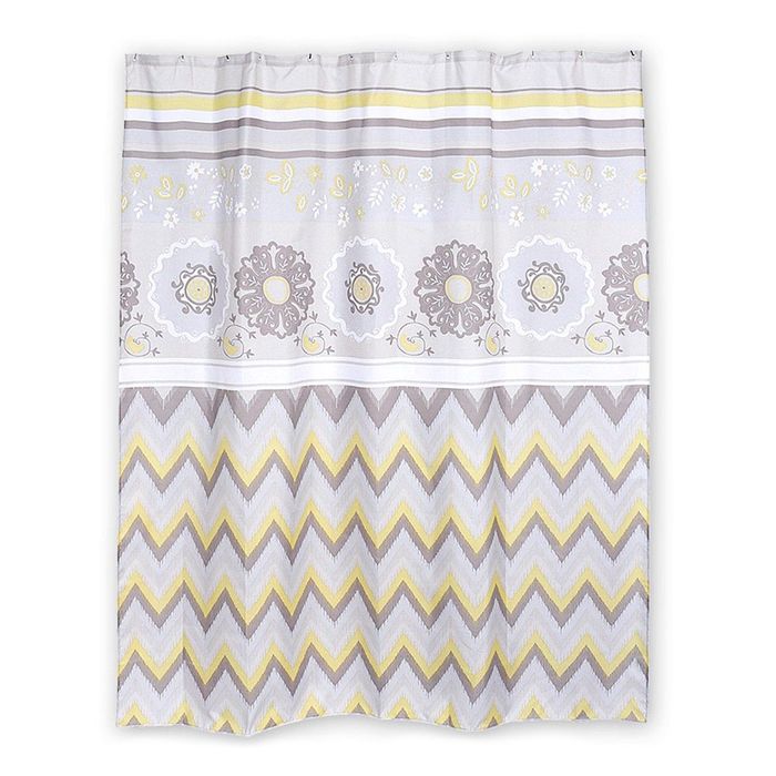 Штора для ванной комнаты тканевая 180х200 см Impression