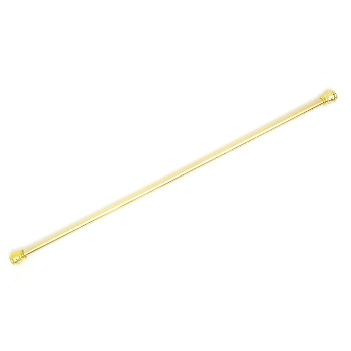 Карниз для шторы в ванную 140-260 см, d=22/25 мм, цвет золото