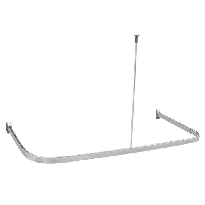 Карниз для шторы в ванную, гибкий 100х3 см