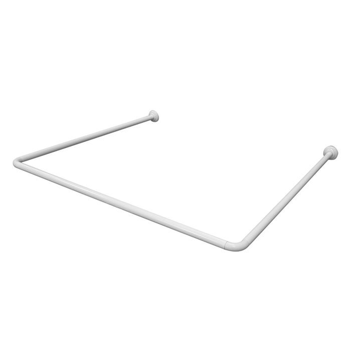 Карниз для шторы в ванную универсальный 90х3 см, d=2,5 см