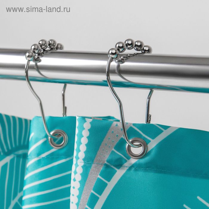 

Кольца для занавесок Piercing chrome, 12 шт