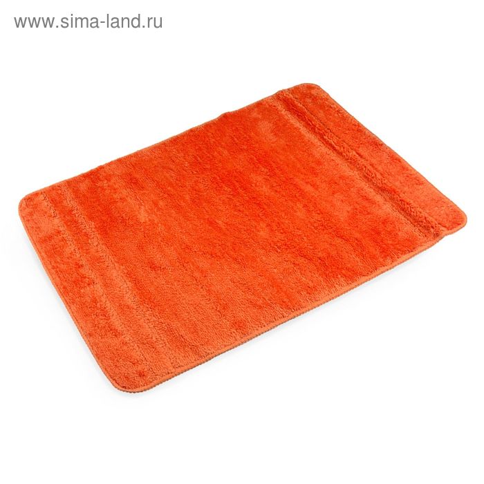 Коврик для ванной комнаты Solo orange, 60 х 90 см