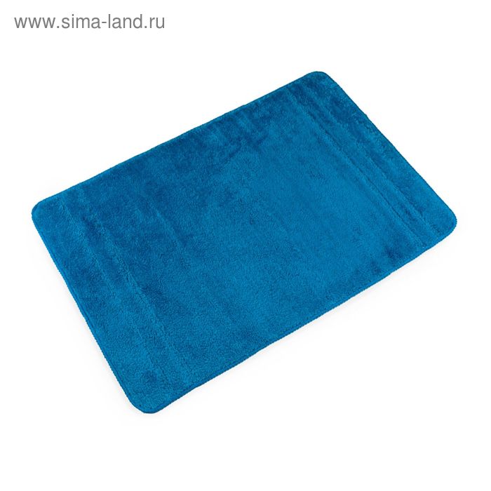 фото Коврик для ванной комнаты solo blue, 60 х 90 см verran