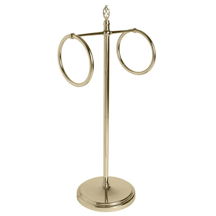 Стойка с держателем для полотенца "кольца" Borodinare gold